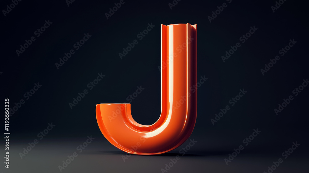 Vector letter J logo. Brand logo J for the company in the form of 3D letters Vector letter J logo. Brand logo J for the company in the form of 3D letters