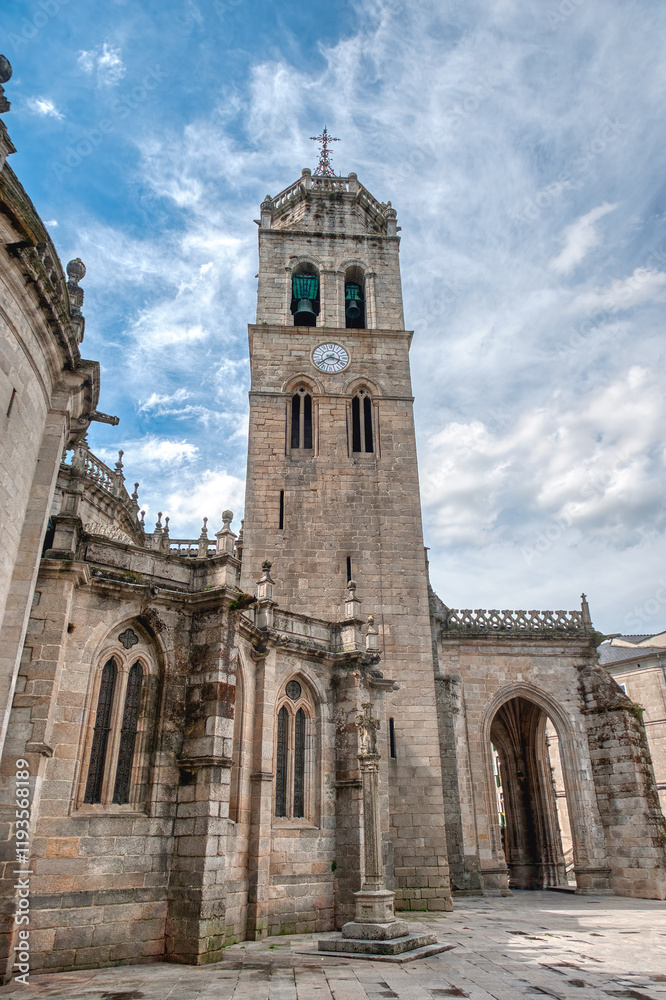 The Cathedral of Santa María de Lugo is a Catholic temple, episcopal seat of the diocese of Lugo, located in the city of the same name, in Galicia. The Cathedral of Santa María de Lugo is a Catholic temple, episcopal seat of the diocese of Lugo, located in the city of the same name, in Galicia.