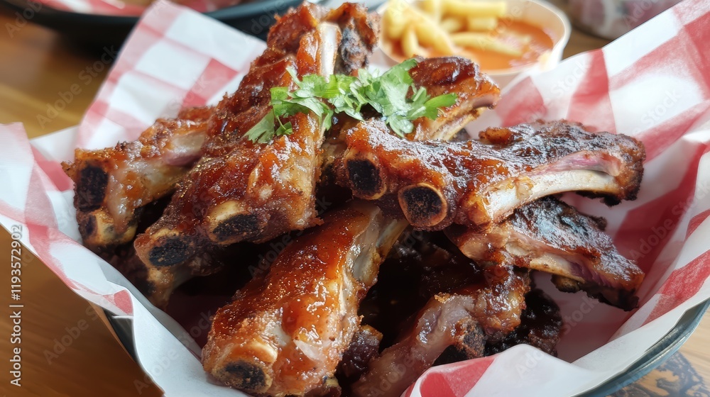 Tender fried ribs, infused with smoky flavors and a savory taste, offering a mouthwatering experience. Tender fried ribs, infused with smoky flavors and a savory taste, offering a mouthwatering experience.