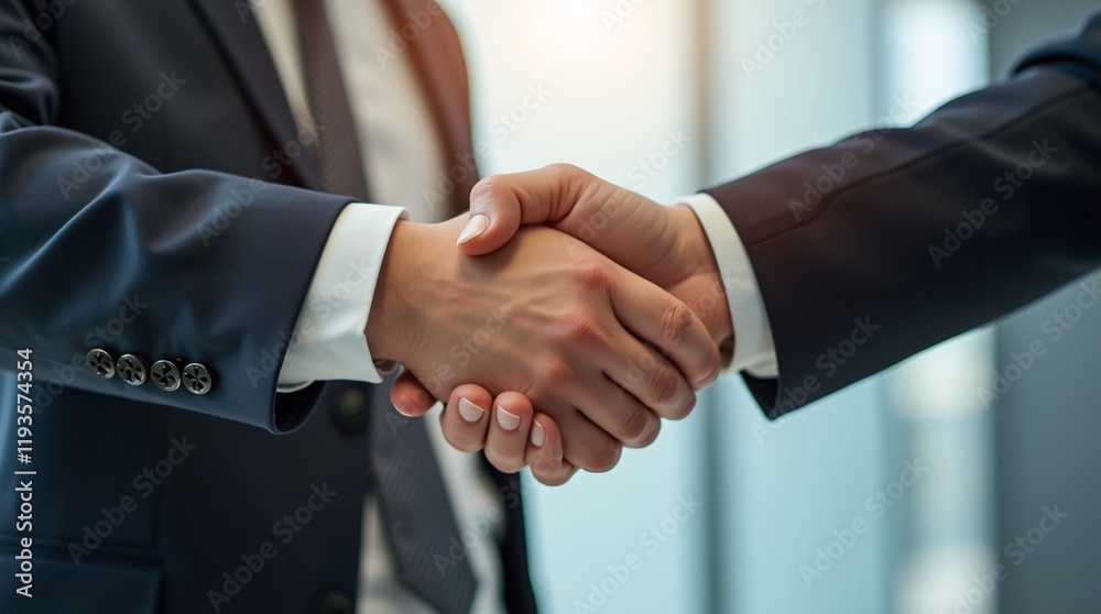 Fototapeta premium business people shaking hands