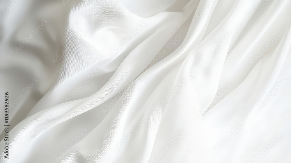 Obraz premium Minimalist all-white backdrop bathed in natural light, creating a clean, airy setting perfect for high-end fashion, beauty, or lifestyle product showcases with a refined aesthetic. 