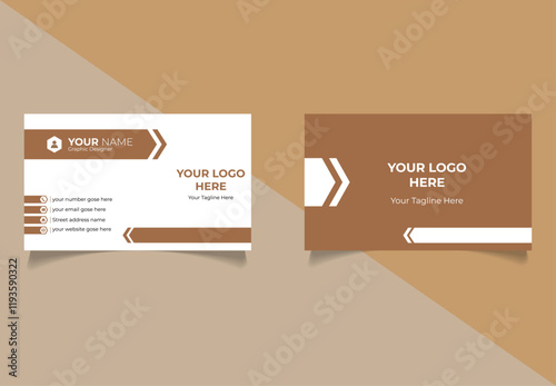 Modern Business card design template