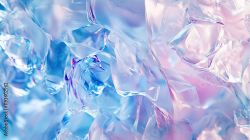 Colorful abstract 3d background in white and blue