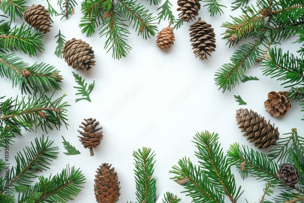 Cones and branches pine tree, fir tree background. High quality photo Cones and branches pine tree, fir tree background. High quality photo