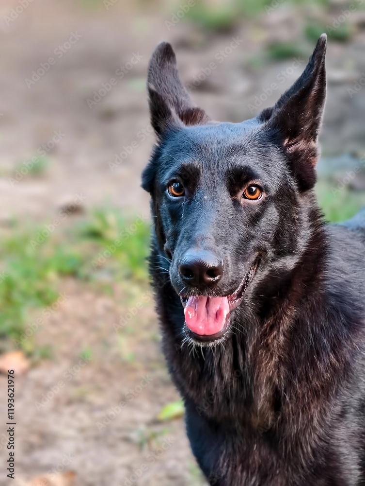 Naklejka premium Perros felices 