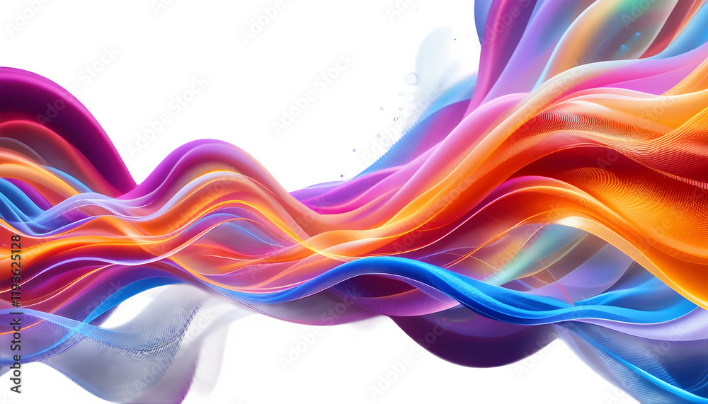 Fototapeta premium abstract vibrant gradient background symbolizing
