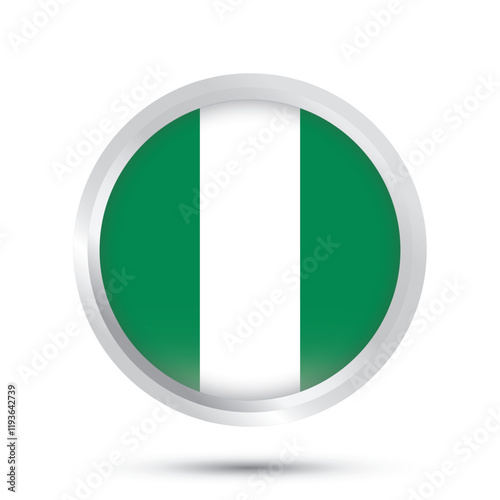 Nigeria flag button round glossy badge vector illustration isolated on white background for Independence Day 1st October celebrations, educational purpose, online, social media, websites banners eps10 Free Download Nigeria flag button round glossy badge vector illustration isolated on white background for Independence Day 1st October celebrations, educational purpose, online, social media, websites banners eps10 - GFXLoad
