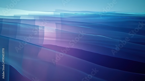 Wallpaper Mural Layers of translucent film-like textures overlapping Torontodigital.ca