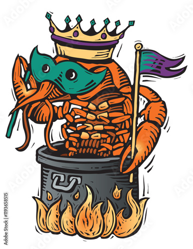 Mardi Gras Crawfish