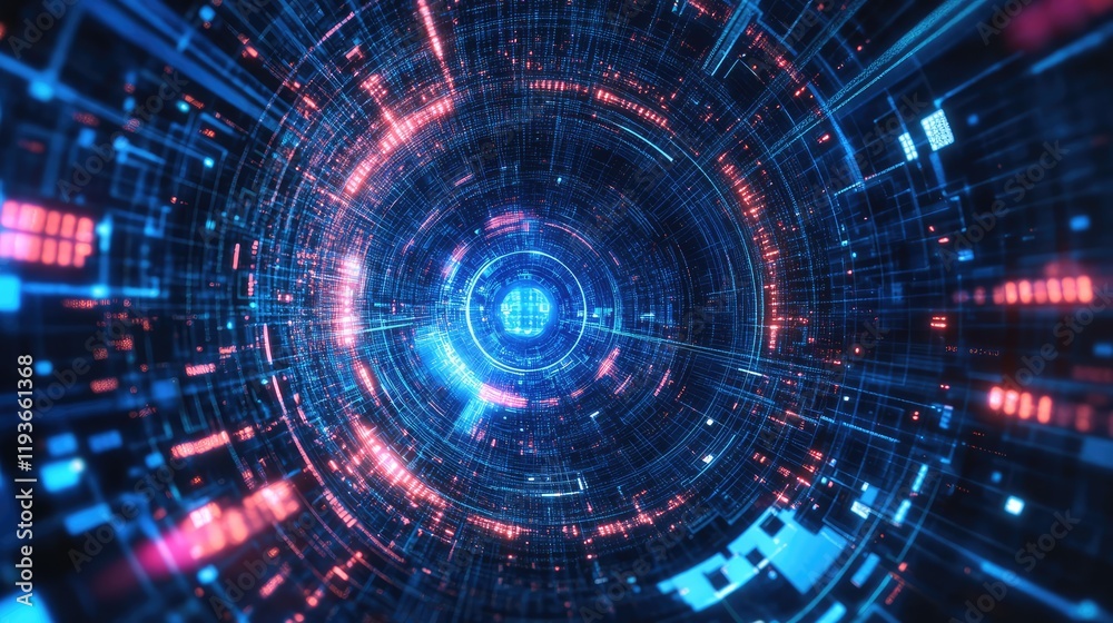 Quantum computing setup focused on error correction, with quantum algorithms actively maintaining data accuracy in the face of computational noise Quantum computing setup focused on error correction, with quantum algorithms actively maintaining data accuracy in the face of computational noise