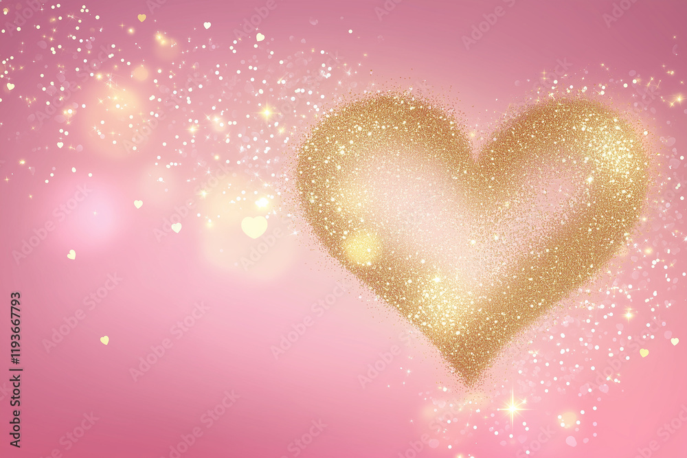 Fototapeta premium valentines background with hearts