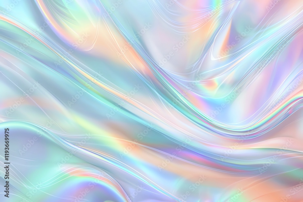 A stunning abstract background featuring flowing pastel colors with an iridescent sheen A stunning abstract background featuring flowing pastel colors with an iridescent sheen