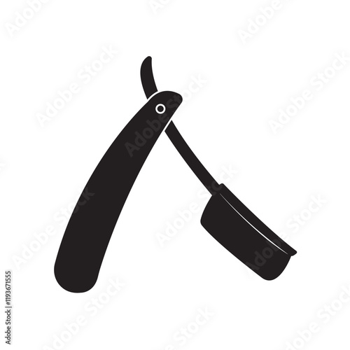 razor icon illustration design template