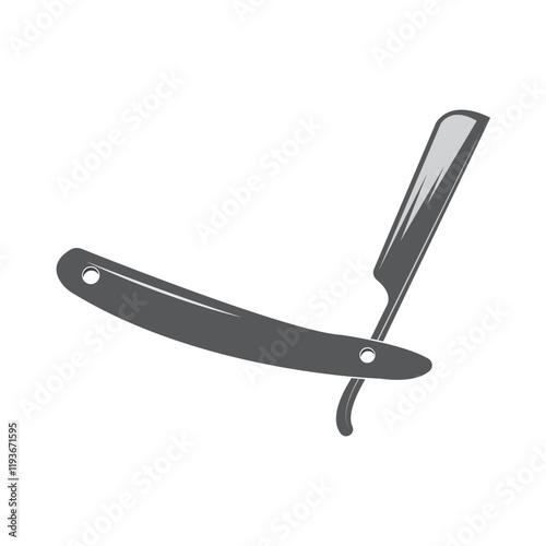 razor icon illustration design template