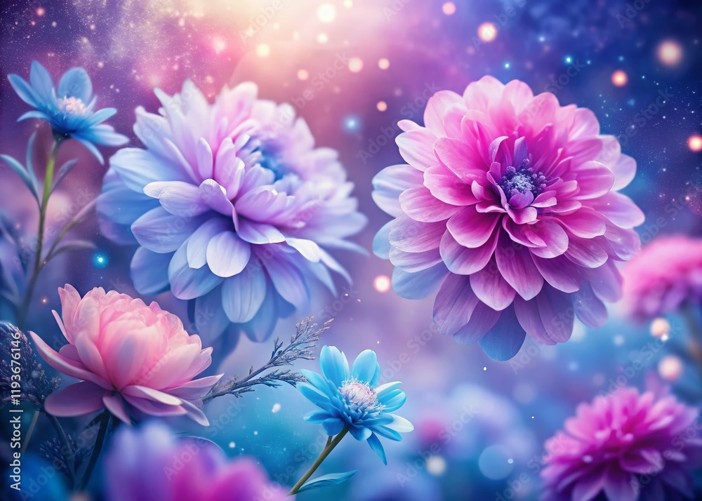 Fototapeta premium Pastel Flower Macro Photography: Mother's Day Space Theme