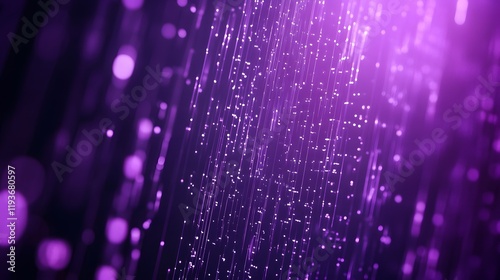 A futuristic violet studio backdrop featuring glowing grid patterns and linear highlights.