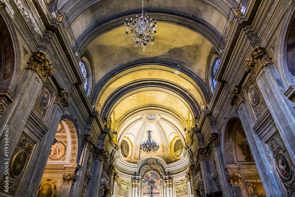 Fototapeta premium Église Saint-François-de-Paule de Nice en France