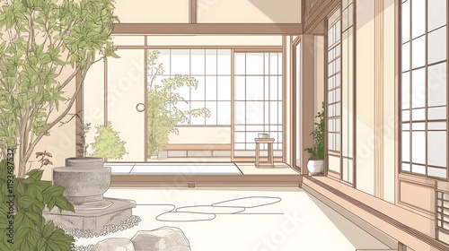 A Japanese diagram illustrating the layers of a kimono labeled with terms in kanji and icons for each garment piece.