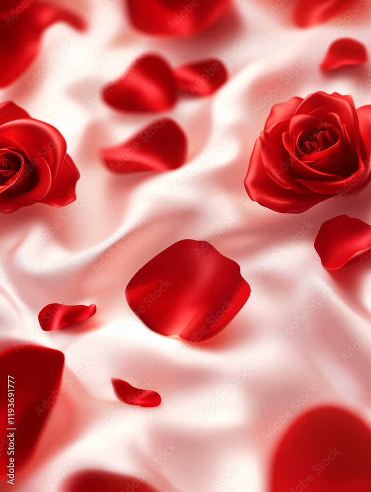 red rose petals on white red rose petals on white