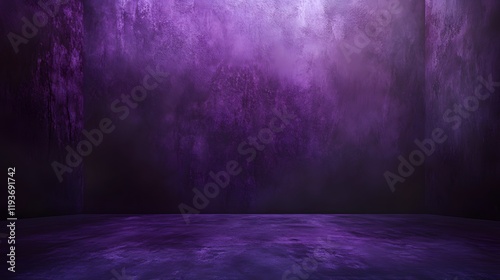 A layered studio background in violet tones with glowing linear accents and subtle textures for depth.