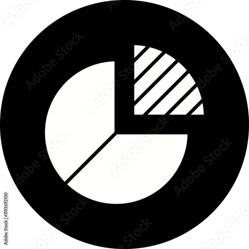 Share Market Analysis icon single vector illustration