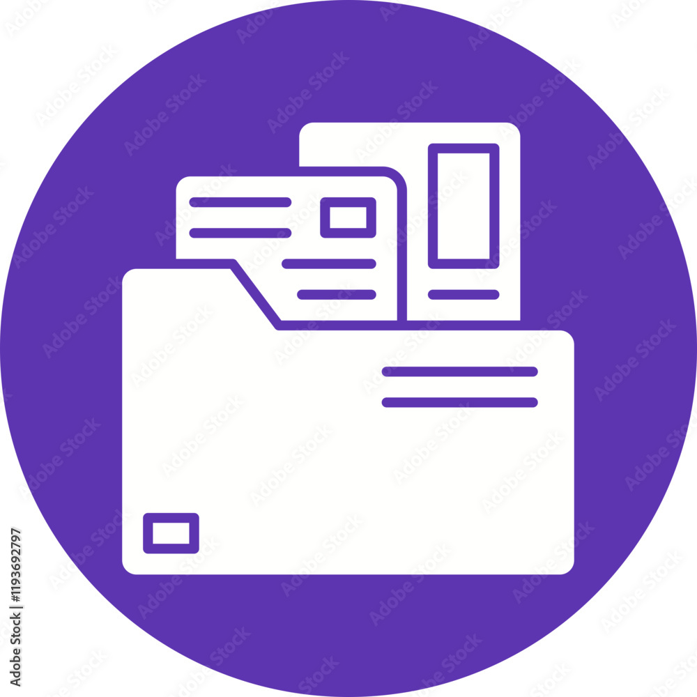 Portfolio icon single vector illustration Portfolio icon single vector illustration