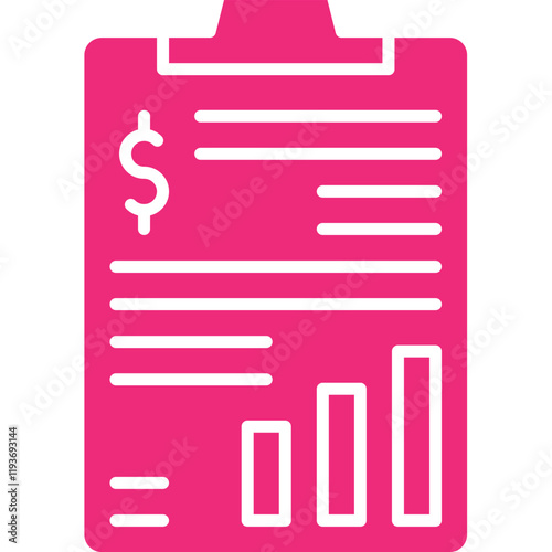 Marketing Budget icon single vector illustration
