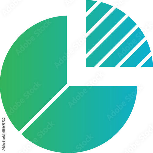 Share Market Analysis icon single vector illustration