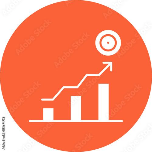 Successful Investment icon single vector illustration