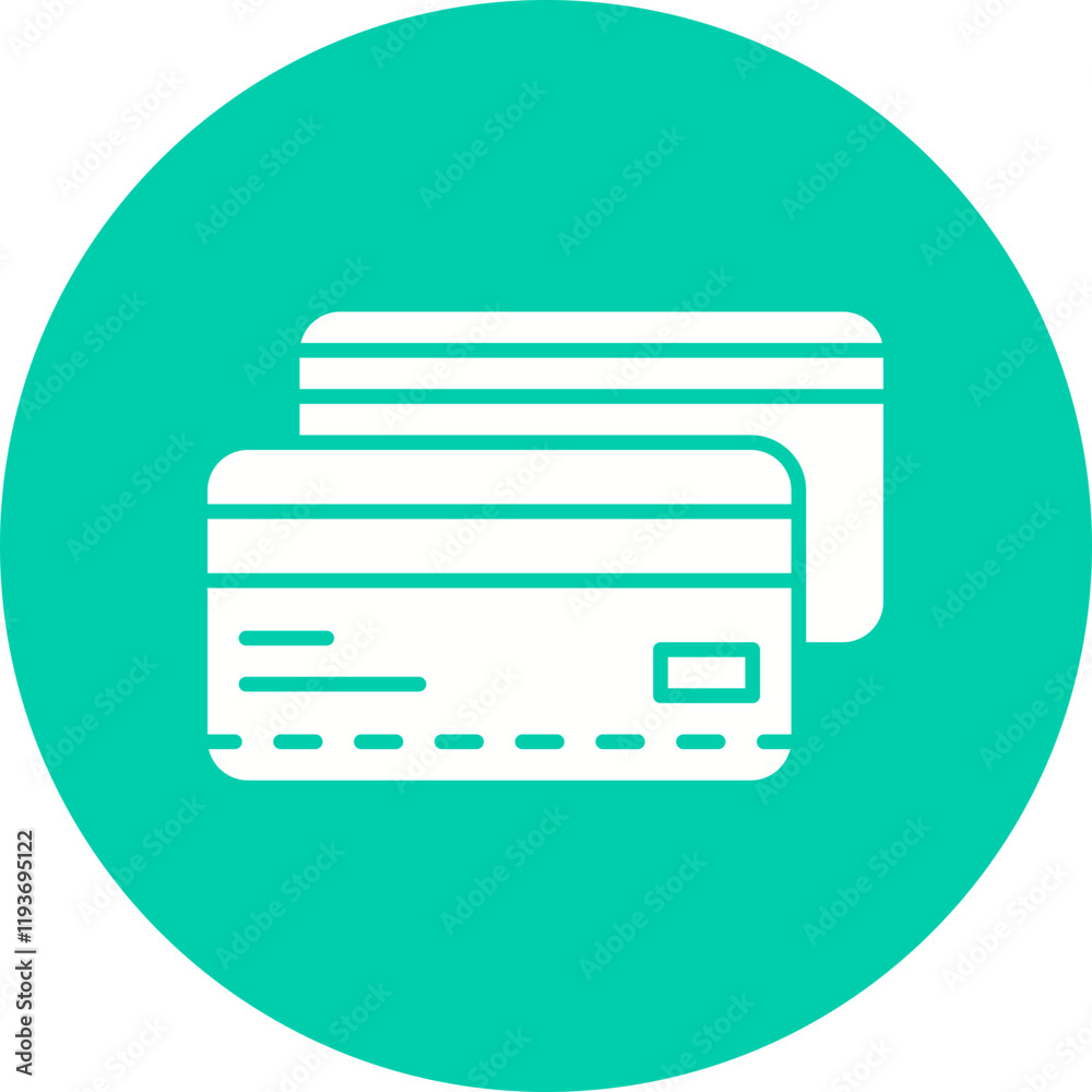 Credit Card icon single vector illustration Credit Card icon single vector illustration