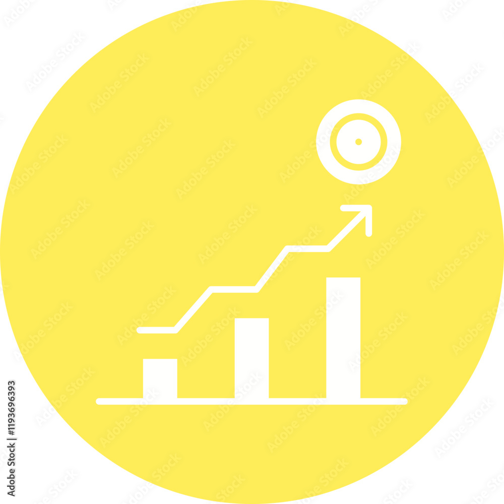 Successful Investment icon single vector illustration