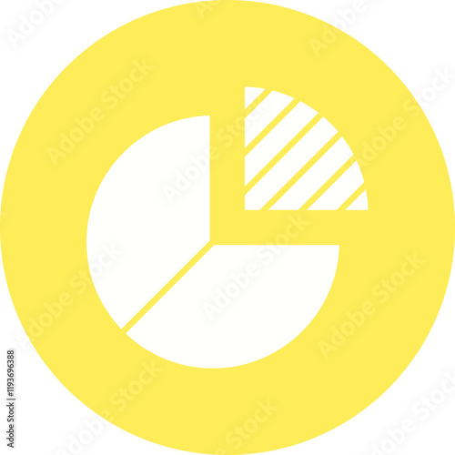 Share Market Analysis icon single vector illustration