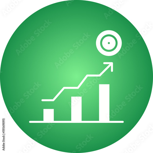 Successful Investment icon single vector illustration