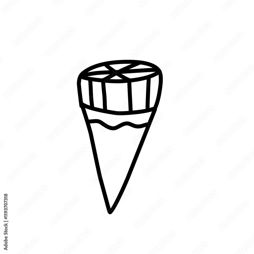 ice cream outline ice cream outline