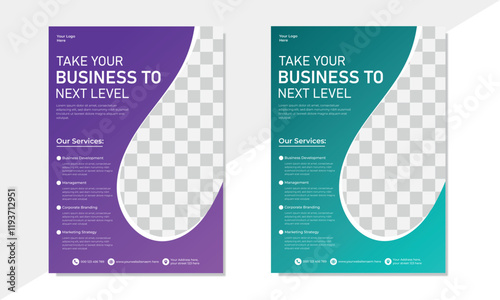 This is a creative business flayer design template