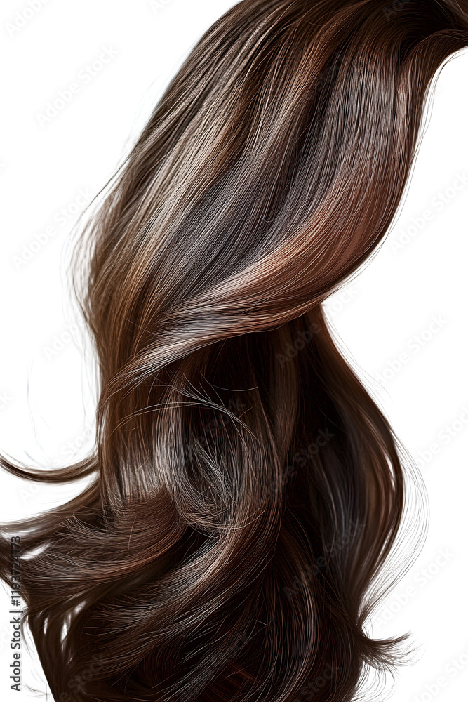 hair without face isolated in white background hair without face isolated in white background