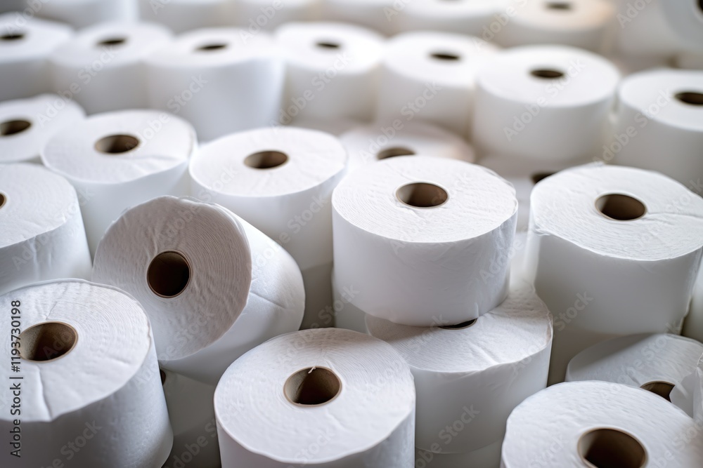 Scared consumers panic hoarding toilet paper due to the urgent and scarce demand caused by Coronavirus-related supply chain concerns Scared consumers panic hoarding toilet paper due to the urgent and scarce demand caused by Coronavirus-related supply chain concerns