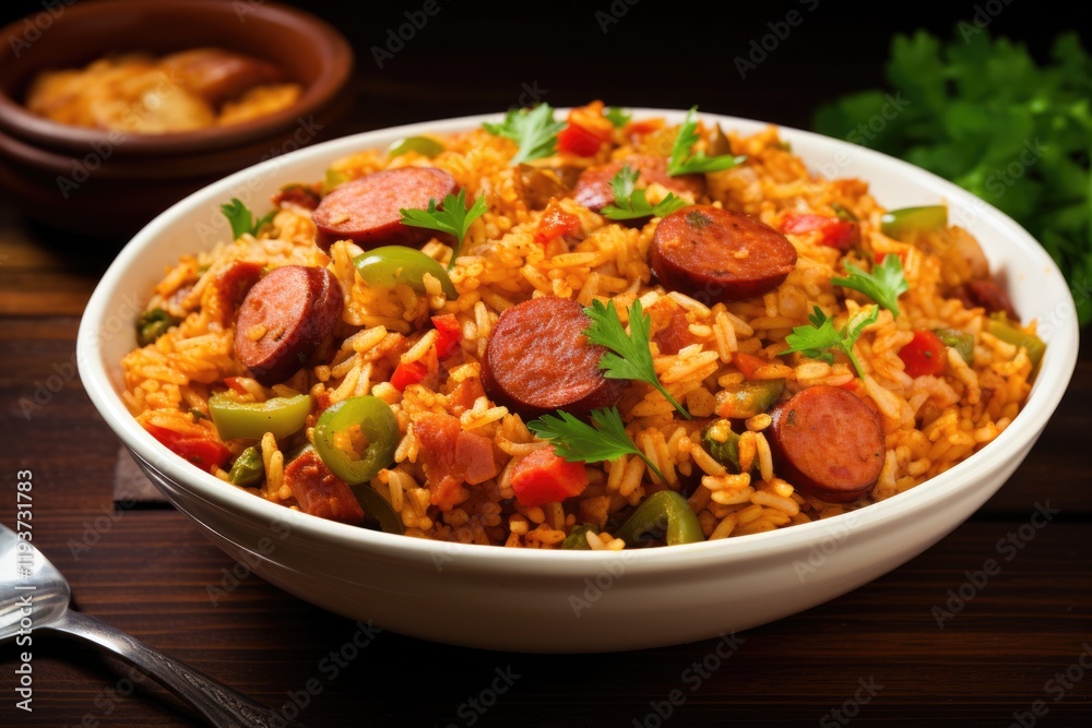Spicy Cajun Jambalaya: A Homemade Meal Bursting with Louisiana Flavor and Red Rice Spicy Cajun Jambalaya: A Homemade Meal Bursting with Louisiana Flavor and Red Rice
