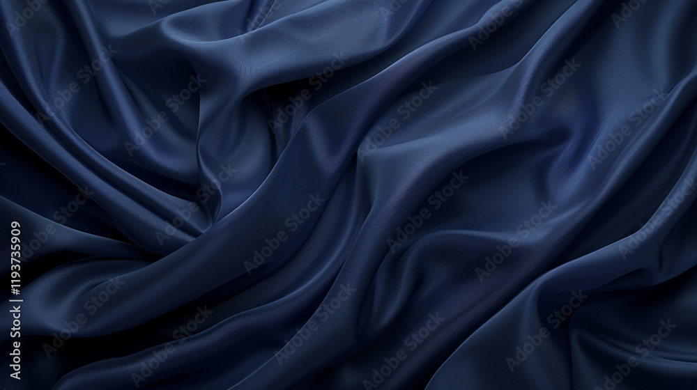 Obraz premium A minimalist solid-color background in deep navy with a soft gradient effect, perfect for professional and versatile designs