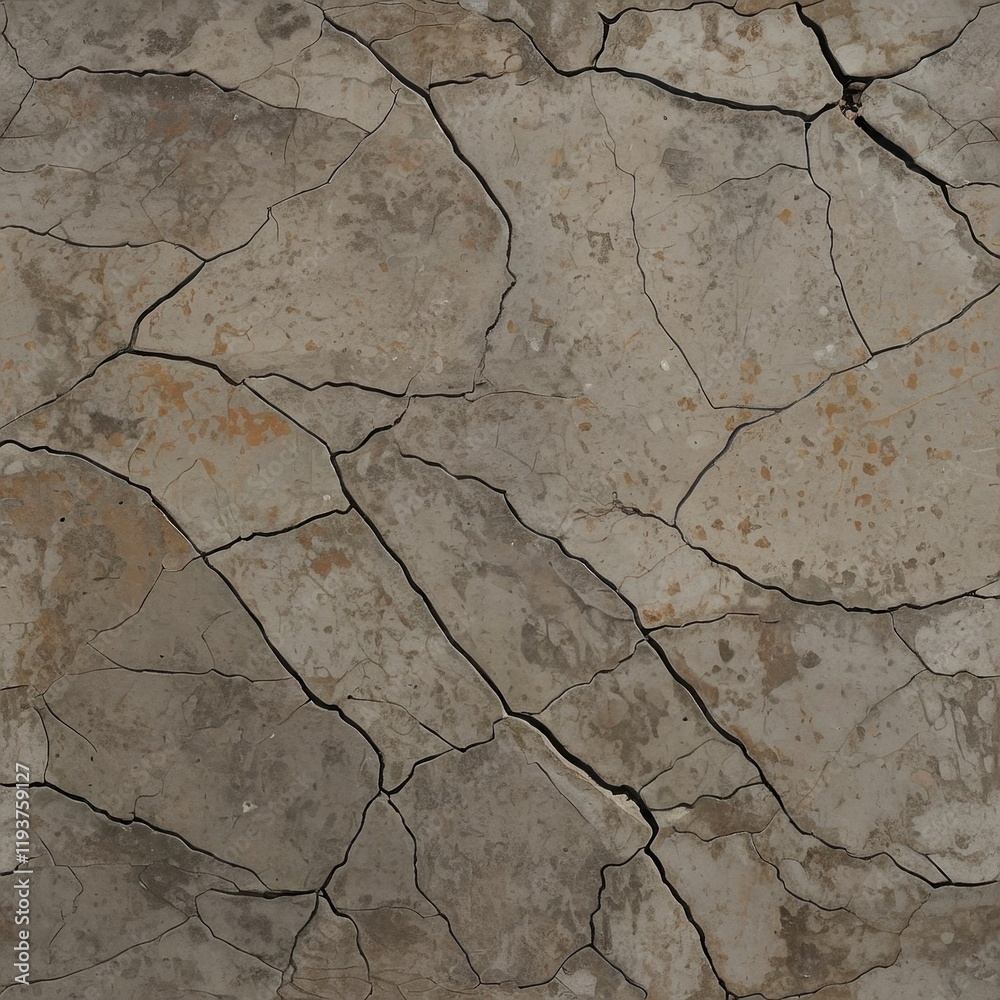 Obraz premium Texture of cracked plaster, cracks on the wall