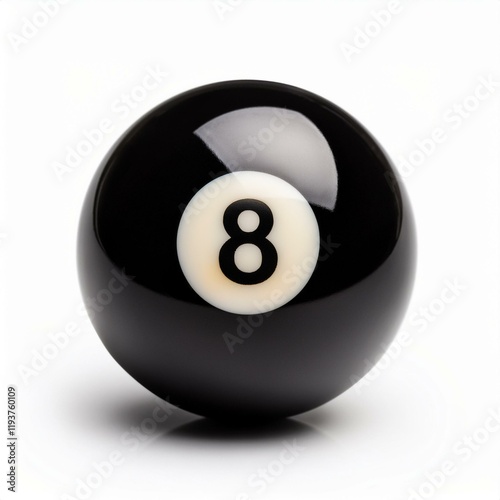 Obraz na płótnie pool ball number eight w salonie