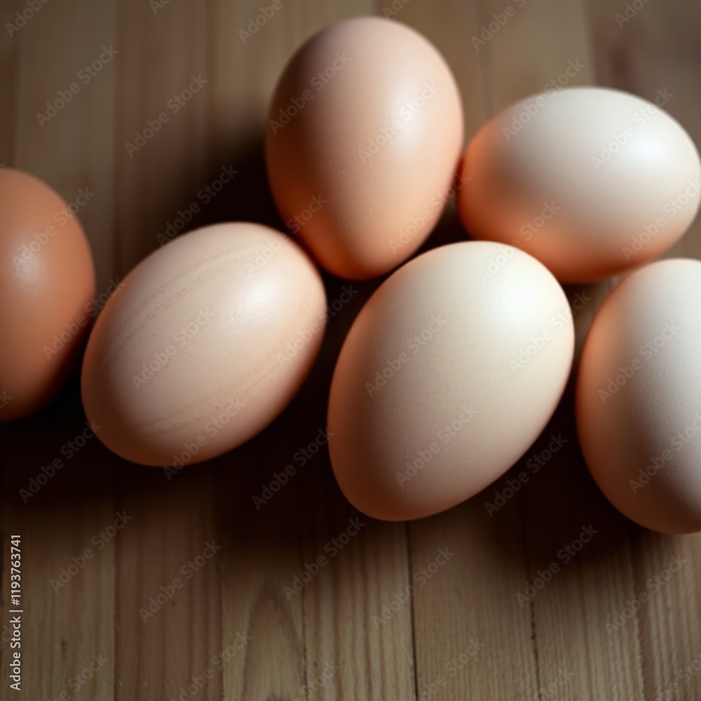 Eggs on the table Eggs on the table
