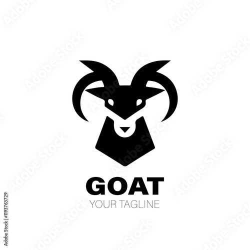 Goat Logo. Goat Logo Design. Goat Logo Brand. Goat Logo Vector Design Isolated on White Background