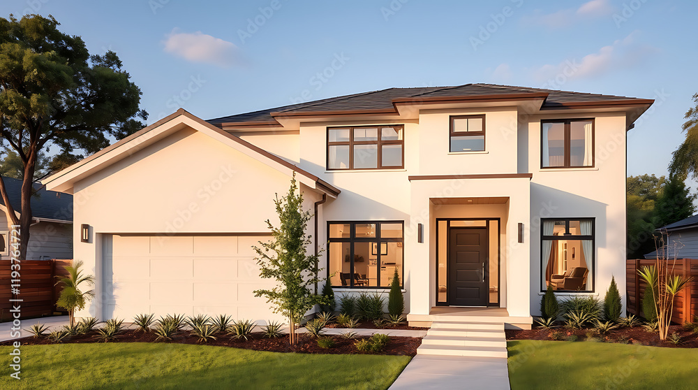Luxury Modern House Exterior: Contemporary Home Design and Architecture Photography Luxury Modern House Exterior: Contemporary Home Design and Architecture Photography