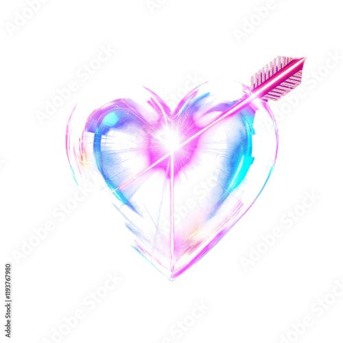 Heart in various shapes, unique styles with creative design elements