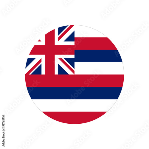 Flag of Hawaii state, US