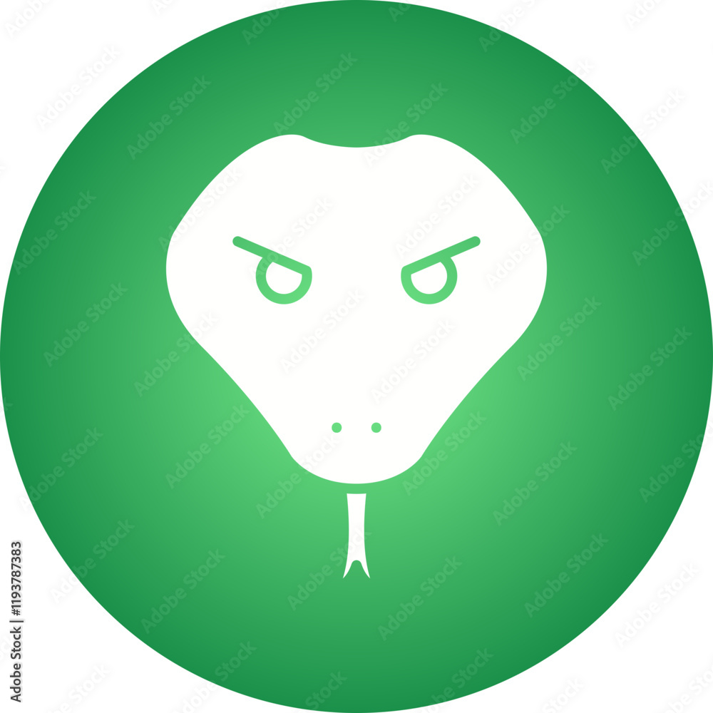 Snake Face icon single vector illustration Snake Face icon single vector illustration