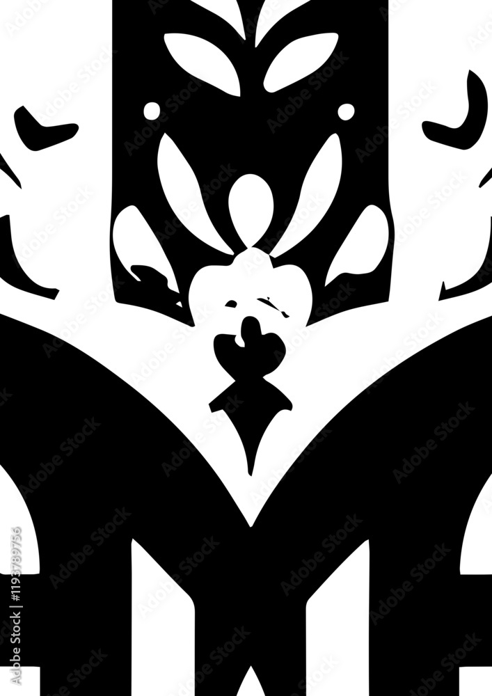 Vector image of the Ukrainian coat of arms Vector image of the Ukrainian coat of arms