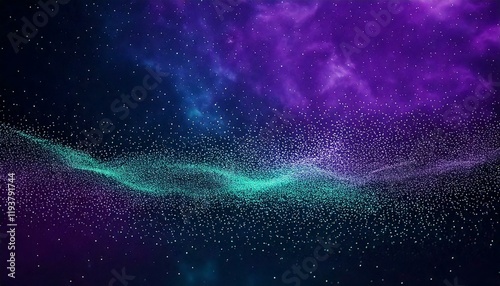 Generated image : arrière-plan fluorescent avec des paillettes