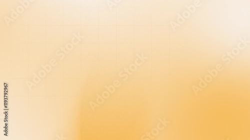 Seamless loop background featuring a warm gradient of soft orange and yellow tones, with subtle grid lines in 4K resolution.